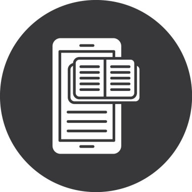 Kitap. Web simgesi basit illüstrasyon