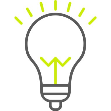 ampul simgesi, basit biçim