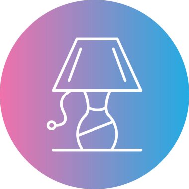 Lamba simgesinin vektör illüstrasyonu