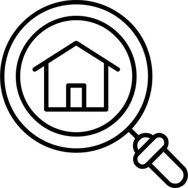 Arama ev simge vektör çizim