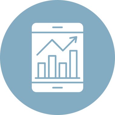 analitik grafik vektör simgesi