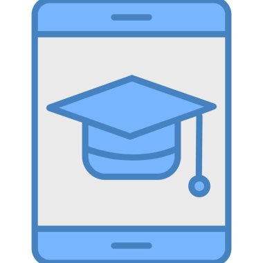 Eğitim simgesi vektör illüstrasyonu