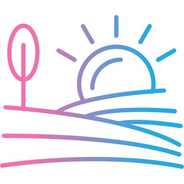 Yel değirmeni ikonu vektör illüstrasyonu