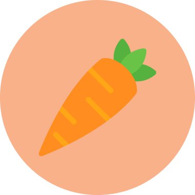 havuç vektör çizim