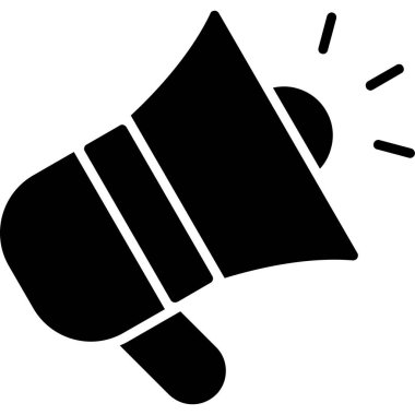 megafon simgesi, illüstrasyon vektör tasarımı