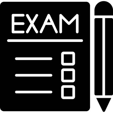 test simgesi, vektör illüstrasyonu