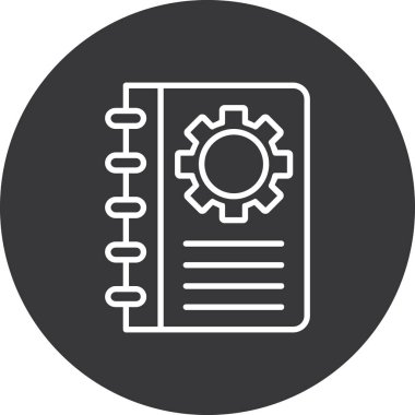 Projeniz için vektör ayarı simgesi