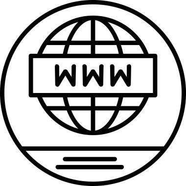 dünya haritası simgesi, vektör illüstrasyonu