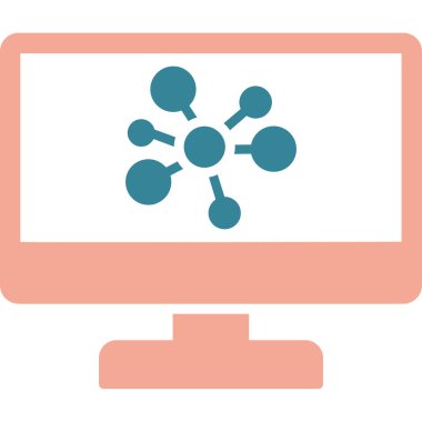 bilgisayar simgesi, vektör illüstrasyonu