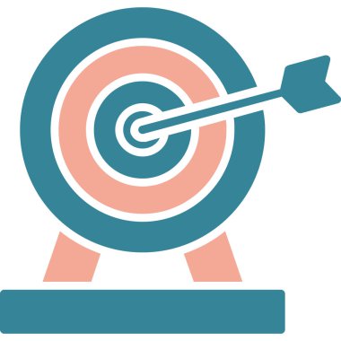 Hedef. Web simgesi basit tasarım