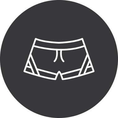 iç çamaşırı ikonu vektör illüstrasyonu