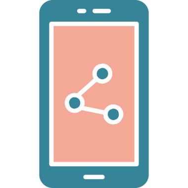 cep telefonu, vektör illüstrasyonu