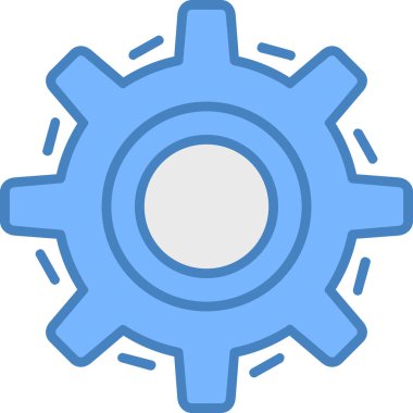 Teçhizat Web simgesi basit illüstrasyon