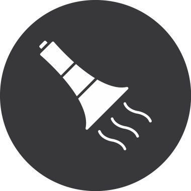 Megafon ikonu vektör illüstrasyonu