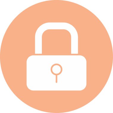 ikon vektör illüstrasyonunu kilitle