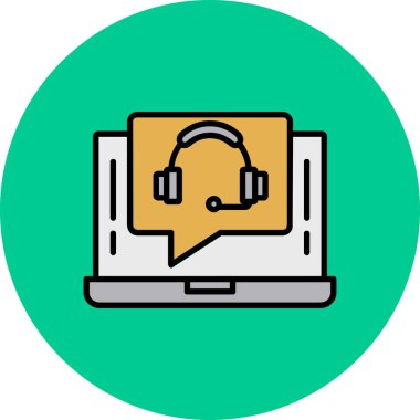 Bilgisayar. Web simgesi basit illüstrasyon