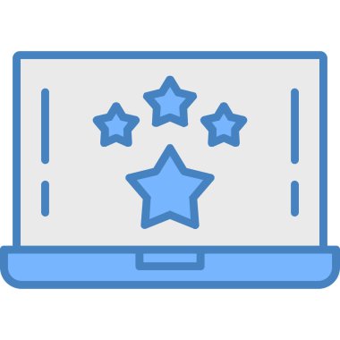 Bilgisayar. Web simgesi basit illüstrasyon