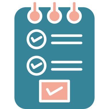 Liste. Web simgesi basit illüstrasyon