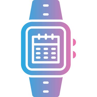 Soyut olarak izole edilmiş saat simgesi