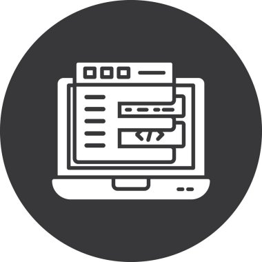 seo modern simgesinin vektör illüstrasyonu