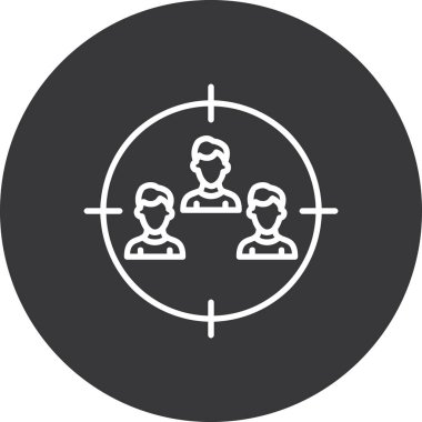 seo modern simgesinin vektör illüstrasyonu