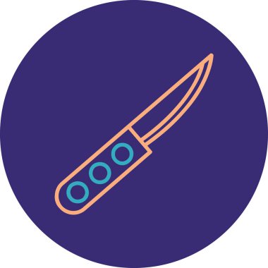 Bıçak. Web simgesi basit illüstrasyon