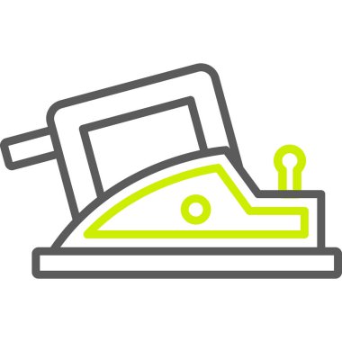 Giysileri ütülüyorum. vektör illüstrasyonu