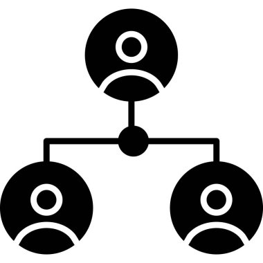 hiyerarşi vektör düz simgesi