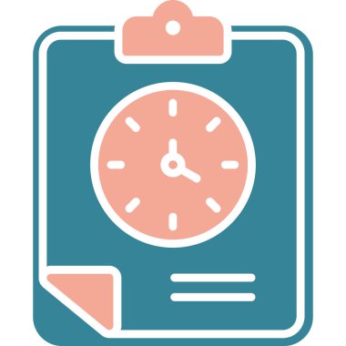 Alarm saat simgesi modayla izole edilmiş arkaplan