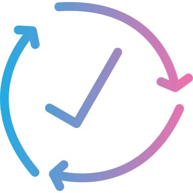 Zaman doldu. Web simgesi basit illüstrasyon