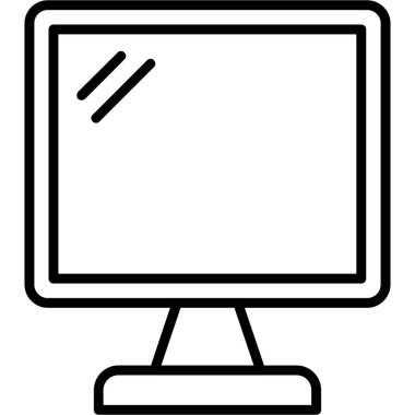 Bilgisayar simgesi. Basit tasarım