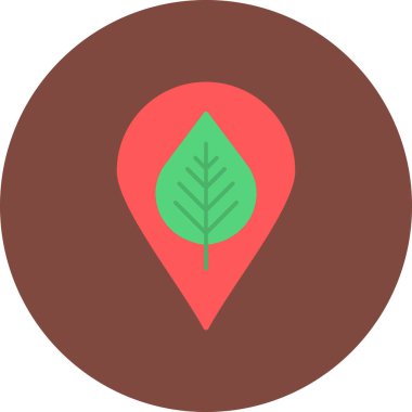 harita simgesi vektör illüstrasyonu