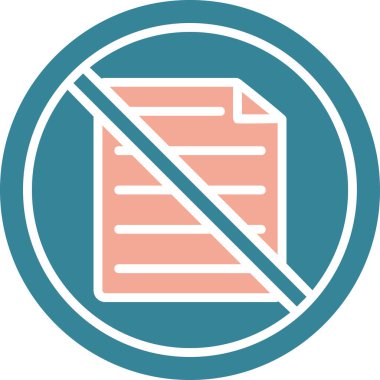 Belge. Web simgesi basit tasarım