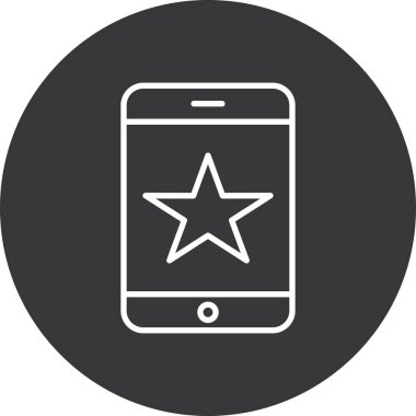 Moda biçimi izole edilmiş arka planda cep telefonu simgesi