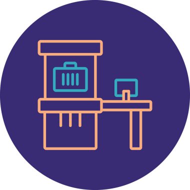 Bir bina simgesinin illüstrasyonu