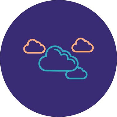 vektör Bulut simgesi illüstrasyonu