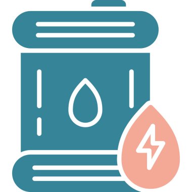 pil simgesi, vektör illüstrasyonu