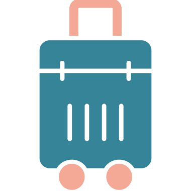 Bagaj simge vektör çizim.