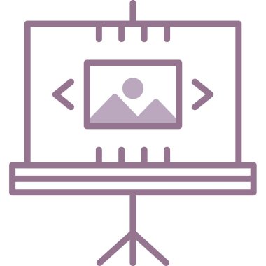 video simgesi vektör illüstrasyonu