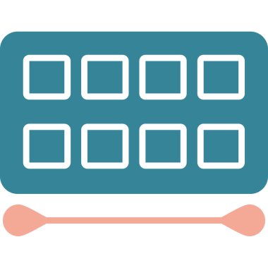 Web arayüzü, basit simge, vektör illüstrasyonu