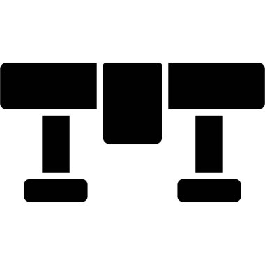 Bina. Web simgesi basit illüstrasyon