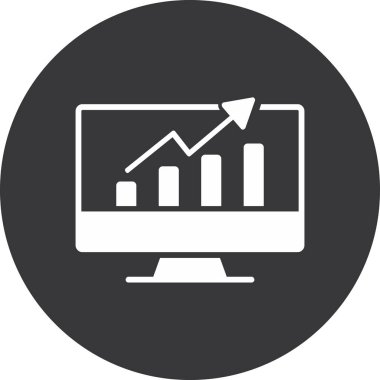 Seo simgesinin vektör illüstrasyonu