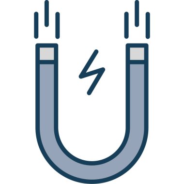 magnet icon, vector illustration