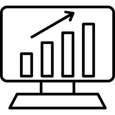 Çizelge. Web simgesi basit illüstrasyon