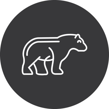 polar bear icon vector illustration