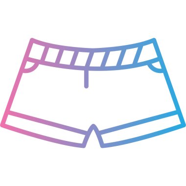 Simge vektör illüstrasyonunu kısaltır