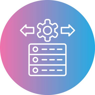 seo modern simgesinin vektör illüstrasyonu