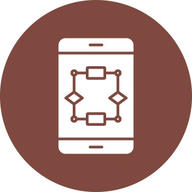 cep telefonu ikonu vektör illüstrasyonu