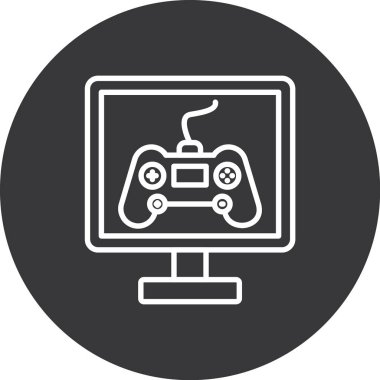 oyun simgesi vektör çizimi