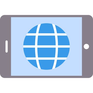 İnternet simgesi, vektör illüstrasyonu